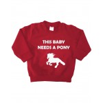 This baby needs a pony