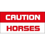 caution horses